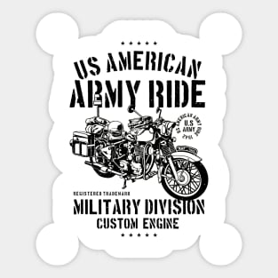 US Army Motorbike Sticker